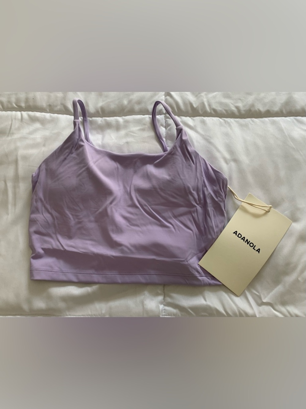 NWTs Adanola TANK BRA-LAVENDAR PURPLE size M